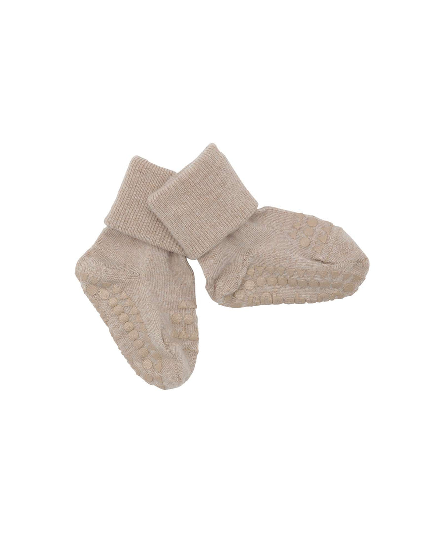 GoBabyGo • Rutschfeste Socken Wolle Sand